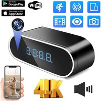 1080P Mini Camera Clock HD WIFI Control Wide Angle IR Night Vision View Alarm DVR Camcorder Home Surveillance Camera