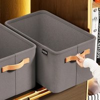 Household Clothing Pants Storage Box Foldable Large Capacity T-Shirt Sweater Storage Wardrobe Drawer Clothing Storage Box