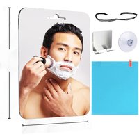 Big Size Acrylic Mirror Bathroom Tools Shower Shaving Washroom Accessories Fogless Fog Free Travel Mirror Unbreakable