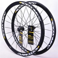 AliExpress NONE 700C Road Bike wheelset Super-lightAolly Aluminum Sealed Bearing Wheelset Flat Spokes Racing 40/50mm Rims road wheel