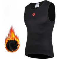 X-TIGER Winter Cycling Base Layer Sleeveless Fleece Sports Bike Jerseys Shirt Warm Bike Underwear Bicycle Keep Warm