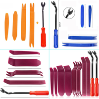 Auto Door Clip Panel Trim Removal Tool Kits Navigation Disassembly Blades Car Interior Plastic Seesaw Conversion Repairing Tools
