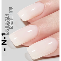 CHUNSHU 15ML Quick Extension Nail Gel Polish 6IN1 Milky White Construct Soft Gel Semi Permanent Fibre Glass UV LED Nail Art Tool