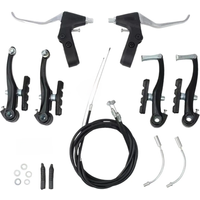 AliExpress NONE Aluminum Alloy Bike Brakes Set V Brake Caliper Front and Rear Brake Cable Replacement Part for Mountain Bike Easy Installation