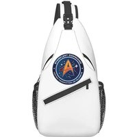 AliExpress Casual Star Treks Sling Crossbody Backpack Men Science Fiction TV Series Shoulder Chest Bags for Travel Cycling