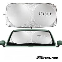 Car Windshield Sun Shade Cover For Fiat 500 Panda Punto Bravo Tipo Abarth Freemont Seicento Auto Accessories Anti UV Reflector