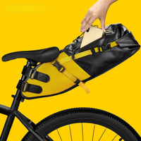 AliExpress NONE NEWBOLER Bike Bag Waterproof 13L Large Capacity Bicycle Saddle Bag Cycling Foldable Tail Rear Bag MTB Road Trunk Bikepacking