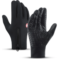 AliExpress Fezrgea Gloves Black Waterproof Winter Warm Cycling Outdoor Sports Running Riding Motorcycle Ski Touch Screen Snowboard Gloves Men