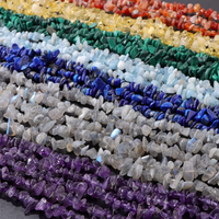 AliExpress RISYF 5-8MM Irregular Labradorite Chips Bead Amethysts Malachite Aquamarine Citrine Gravel Stone Beads For Jewelry Making Accessories