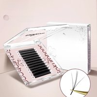 Sakurahana Spike 3D W Shape Premade Volume Fans Eyelash Clover Bloom Natural Soft False Lashes Fluffy Volume Fans Supplies