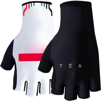 AliExpress NONE 2024 UAE Team Cycling Gloves Half Finger Men Women Ropa Road Bike Gloves Running Fitness Gym Riding Bicycle Gloves