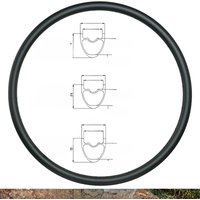 AliExpress RCRW 26er/27.5er/29er SL MTB 24mm Wide Carbon Rim 24mm Deep Super Light 230g/240g/250g Tubeless UD XC 24 28 32 Hole Wheel