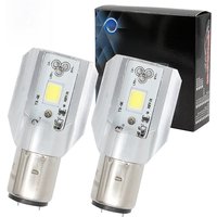 LYMOYO Motorcycle Headlight BA20D H6 LED Bulb COB chip Moto Motorbike ATV ba20d Led Headlamp Fog Lamp Driving lights Accessories
