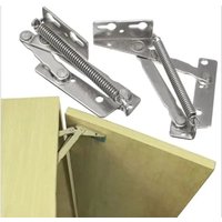 2pc/set Furniture Hinges 80 Degree Sprung Mechanism Lazy Sofa Lift Support Kitchen Cupboard Folding Connection Door Hardware
