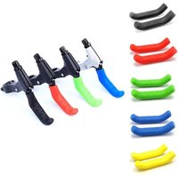 AliExpress NONE 1Pair Bicycle Brake Handle Cover Silicone Grips Bike Handlebar Protect Anti-slip Cycling Protective Gear Bike Accessories