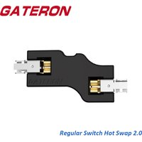 GATERON-Prise de remplacement à chaud 2.0, noir, SMD, RVB, PCB Mount, Stronger, ing.org, nouvel arrivage, bricolage, interrupteur de clavier mécanique régulier, 2023