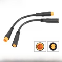 AliExpress EBike Electric Bicycle Waterproof 3 Pin Sensor Thumb Throttle Cable For Electric Scooter E-Bike Male-Male Cables Connectors