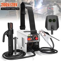 MMA-200 IGBT Inverter DC Lichtbogenschweißgerät, 200A Elektrodenschweißgerät mit Hot-Start/Arc-Force/Anti-Stick, tragbares 220V Elektroschweißgerät für Bau, Wartung und Metallverarbeitung, 1,0-5,0mm