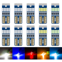 10x T10 15led Led W5w CANbus T10 3014smd LED No Error 194 168 Interior Instrument Reading Light Bulb Plate Lamp