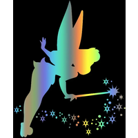 15cm Magic Wand Tinkerbell Star Modeling Exterior Parts Accessories Sticker for Car Stickers Decals Cover Scratches Personality,