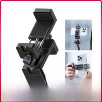 Ulanzi MA33 Phone Mount Arca Swiss & Uka Quick-install Phone Clamp Metal Phone Mount with 2 Cold Shoe for Vlog Live-streaming