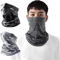AliExpress NONE Summer Sunscreen Ice Silk Mask Neck Gaiter UV Protection Face Cover Sunscreen Face Mask Outdoor Cycling Sun Protection Masks
