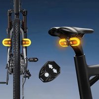 AliExpress Other Bicycle Turn Signal Light Wireless Remote Control Taillight LED Warning Tail Lamp USB Rechargeable Rear Lights Bike Accessories