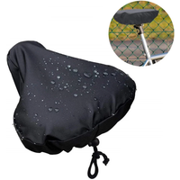 AliExpress NONE New outdoor bicycle saddle rain cover Bicycle saddle waterproof seat cover Heat pressed bicycle rain cover bycicle accessories