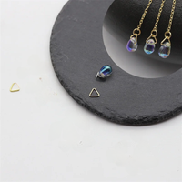 50pcs 5mm 7mm 10mm Triangle Shape Plated Gold/Silver Color Copper Metal Open Link Split Jump Rings For Pendants Jewelry Making