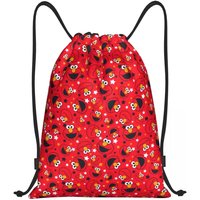 AliExpress NONE Elmo Cookies Monsters Cartoon Drawstring Bags Sports Backpack Gym Sackpack String Bag for Cycling