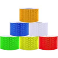 Solid Color Reflective Stickers Personality Waterproof Car Class Modification Warning Signs Highlighting Safety Reflective Strip