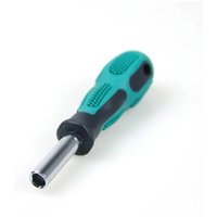 Bit Holding Screwdriver with Soft Finish Handle, 1/4" x 118mm, Magnetic 1/4 Bit Holder Screwdriver Handle