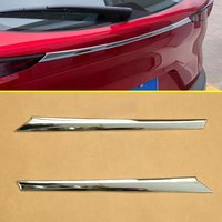 Chrome Rear Tail Trunk Wing Lid Cover Trim For Mazda CX30 CX-30 DM 2020-2022 2023 2024 2025 Car Exterior Molding Accessories