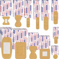 50Pcs Assorted Fingertip Joint Bandages Elastic Breathable First Aid Wound Care Bandages