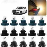 5/10PCS T3 T4 Led Bulbs Car Interior Lights Auto Warming Indicator Lamp 12V Yellow Warm LIght For Car Instrument Lights Accessor