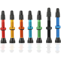 AliExpress RISK 2pcs/bag Bicycle Bike Tubeless Presta Valves Stems Aluminium Alloy 40mm 44mm 48mm 60mm 80mm with Valve Core Removal Tool