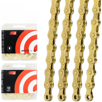 AliExpress ThinkRider Bike Chain 6 7 8 9 10 11 12 Speed Velocidade Electroplated Silver Bicycle Chain Mountain Road Bike MTB Chains Part 116 Links