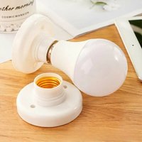 1pcs E27 Lamp Holder Screw Cap Socket White Ceiling Light Multifunctional Lamp Bulb Fixing Base Stand Light Bulb Holder
