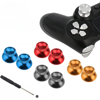 DATA FROG Metal Analog Joystick Thumb Stick Grip Cap For PS4 Controller Analog Stick Cap For PS4 Slim/Pro/Xbox One S Controller