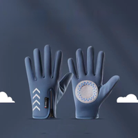 AliExpress NONE Children's Gloves Warm Cycling Winter Autumn Kids Reflective Non-Slip Water-Repellent Ski Fleece Boy Girl Scooter Gloves Zipper