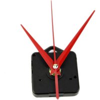 Red Hot Household DIY Quartz Clock Movement Mechanism with Hook DIY Repair Parts With Red Main Hands Clock Parts