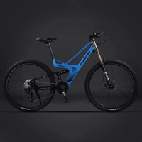 AliExpress NONE 27.5 Inch Mountain Bike Soft Tail MTB Bikes Magnesium Alloy Frame Double Shoulder Fork 27/30 Speed Framework Ourtdoor Cycling