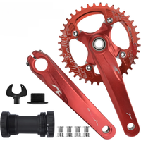 AliExpress GOLDIX IXF MTB bike crankset bicycle hollow integrated crank modified single disc 104BCD 32 34 36 38 40 42T crankset bottom bracke