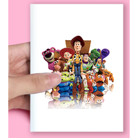 A6 Notebook - Toy Story - Talking Woody Buzz Jessie Rex Disney Stories Figures Anime Characters Collection Figurine Kids Gift