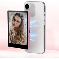 Wireless Magnetic Mount Vlog Selfie Monitor Screen Phone Rear Camera Selfie WiFi Bluetooth Connection for Selfie Live Vlog
