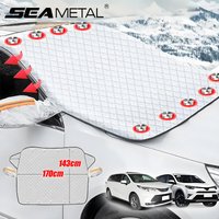 SEAMETAL Windshield Snow Cover for SUV/MPV Large Size Magnetic Windscreen Snow Shield Anti Frost Car Sun Shade Protection Cover