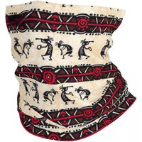 AliExpress NONE Custom African Tribal Native American Kokopelli Bandana Neck Gaiter for Ski Cycling Wrap Scarf Balaclava Warmer Face Scarf Cover