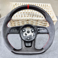 Real Carbon Fiber Steering Wheel for Audi B9 A3 A5 RS3 RS4 RS5 S3 S4 S5 2018 2019 2020 2021 2022 Custom Style