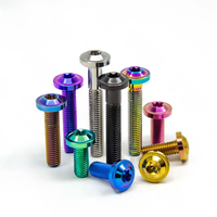 AliExpress TITST TS M4/M5/M6/M8X10/15/20/25/30/35-60mm multicolor Titanium Bolts Screws Button Torx Head Bicycle Motorcycle Disc Brake 10 PCS