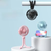PANGDUBE Multifunctional Mini Fan for Baby Stroller USB Rechargeable Lithium Handheld Octopus Fan for Crib Stroller Accessories